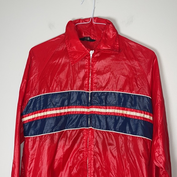 Vintage Grants Young Men’s Large 16-18 Water Repelent Nylon Coat Red - Picture 2 of 6